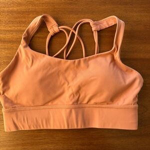 Beckah Strappy Racerback Sports‎ Bra Strappy Back Size Large